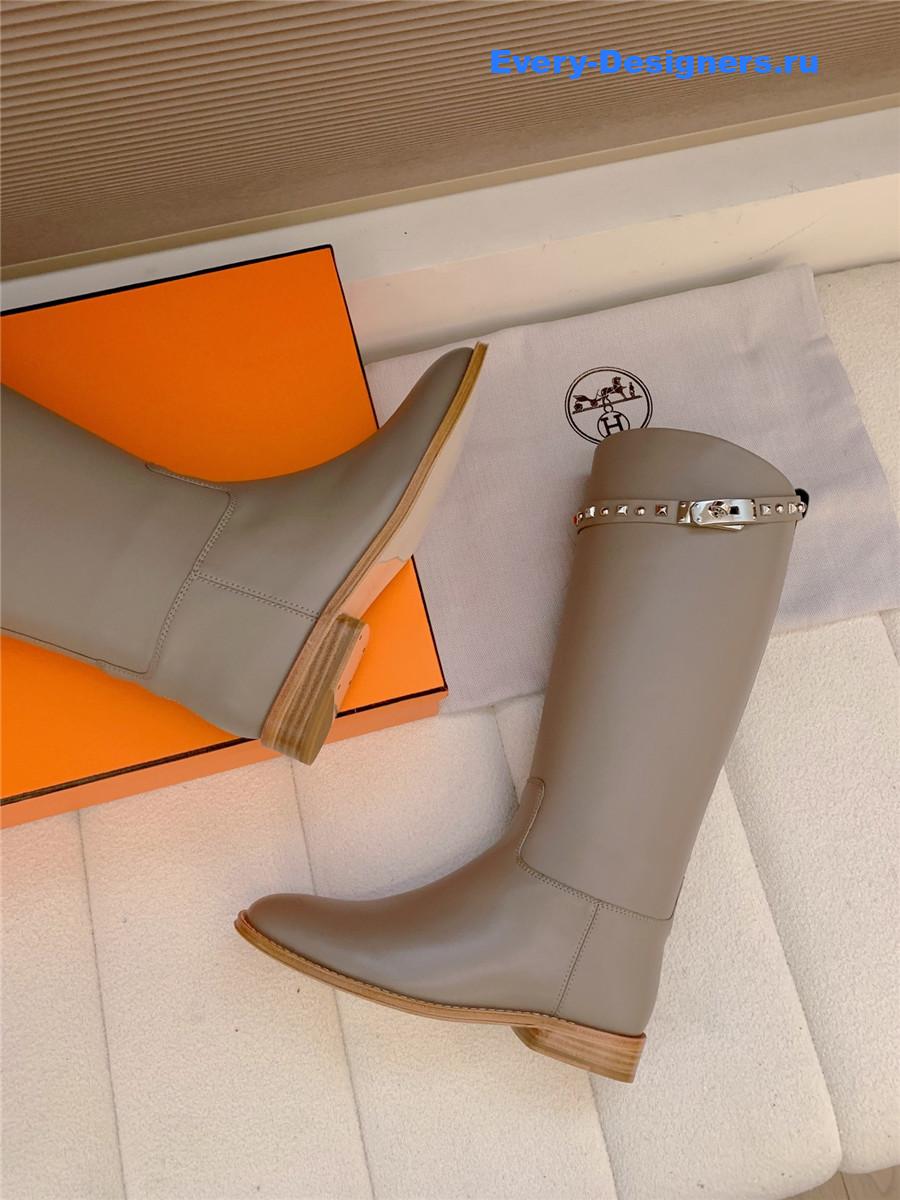 H**me5 kelly buckle grey jumping boot