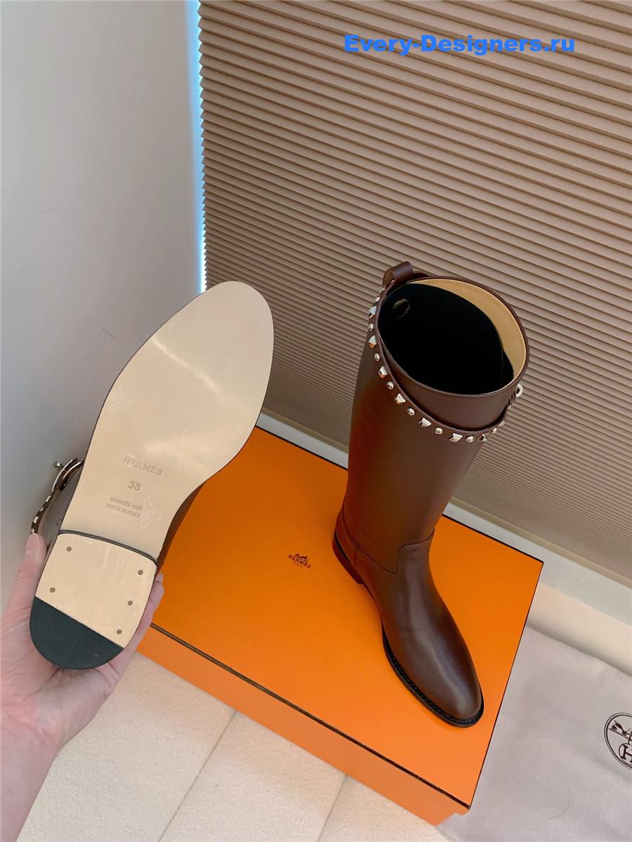 H**me5 kelly buckle burgundy jumping boot