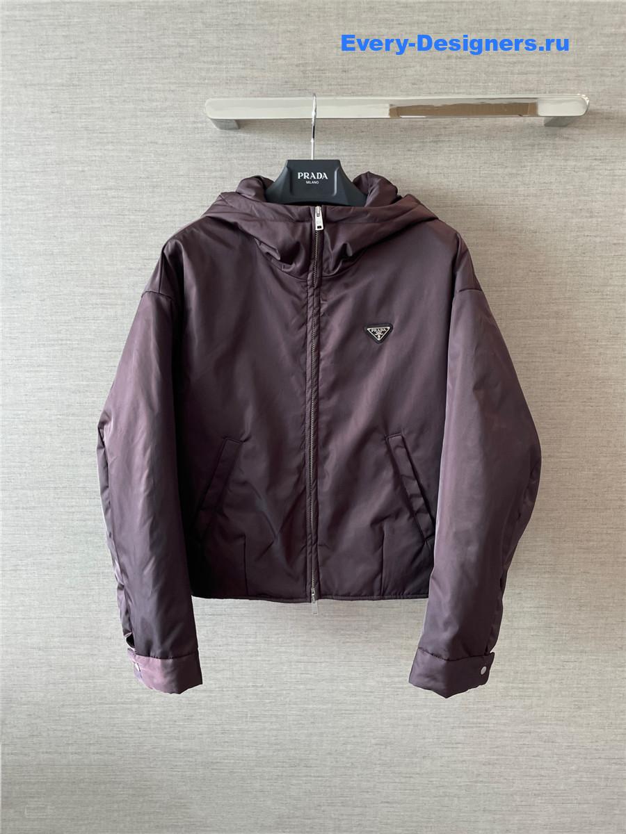 Pra*a quilted light re-nylon jacket