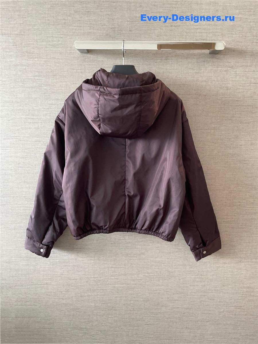 Pra*a quilted light re-nylon jacket