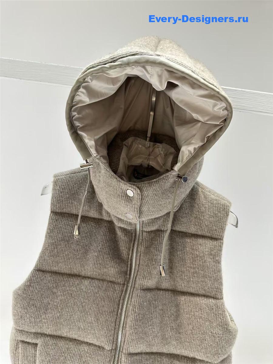 BC Monili-Trim Paillette Rib Puffer Vest