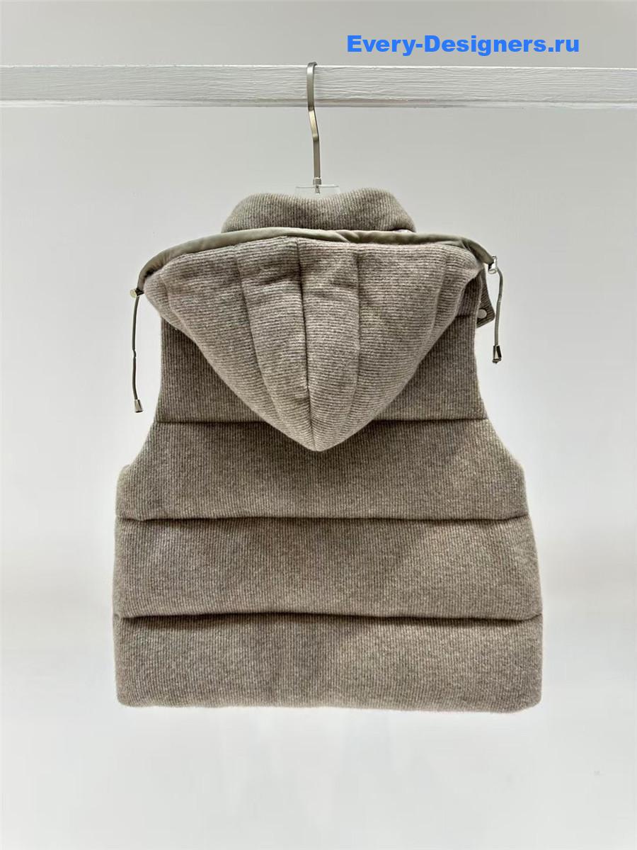 BC Monili-Trim Paillette Rib Puffer Vest