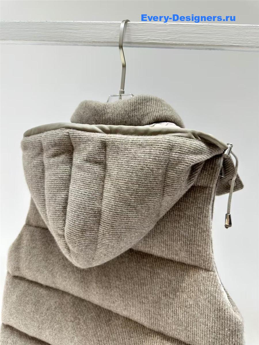 BC Monili-Trim Paillette Rib Puffer Vest