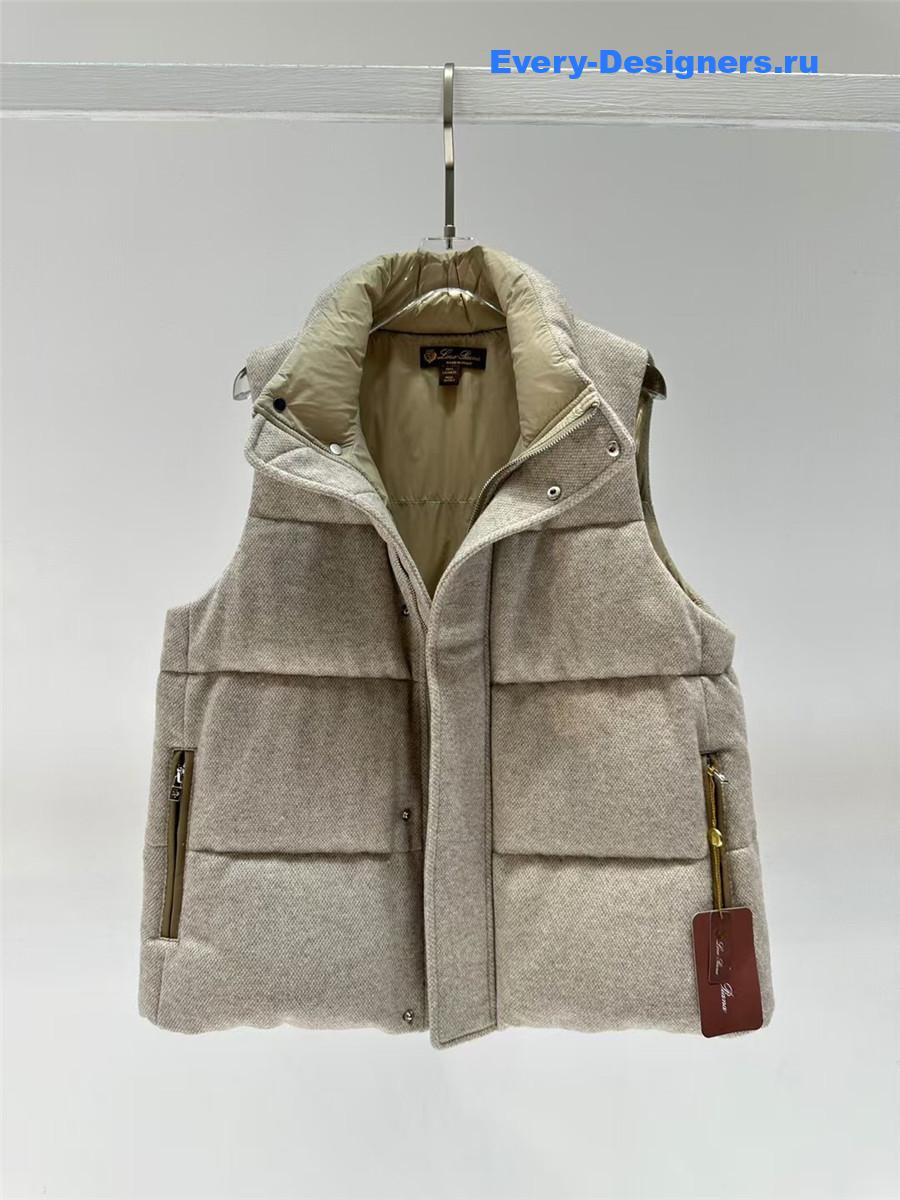 L0r0 P1ana beige cashmere vest