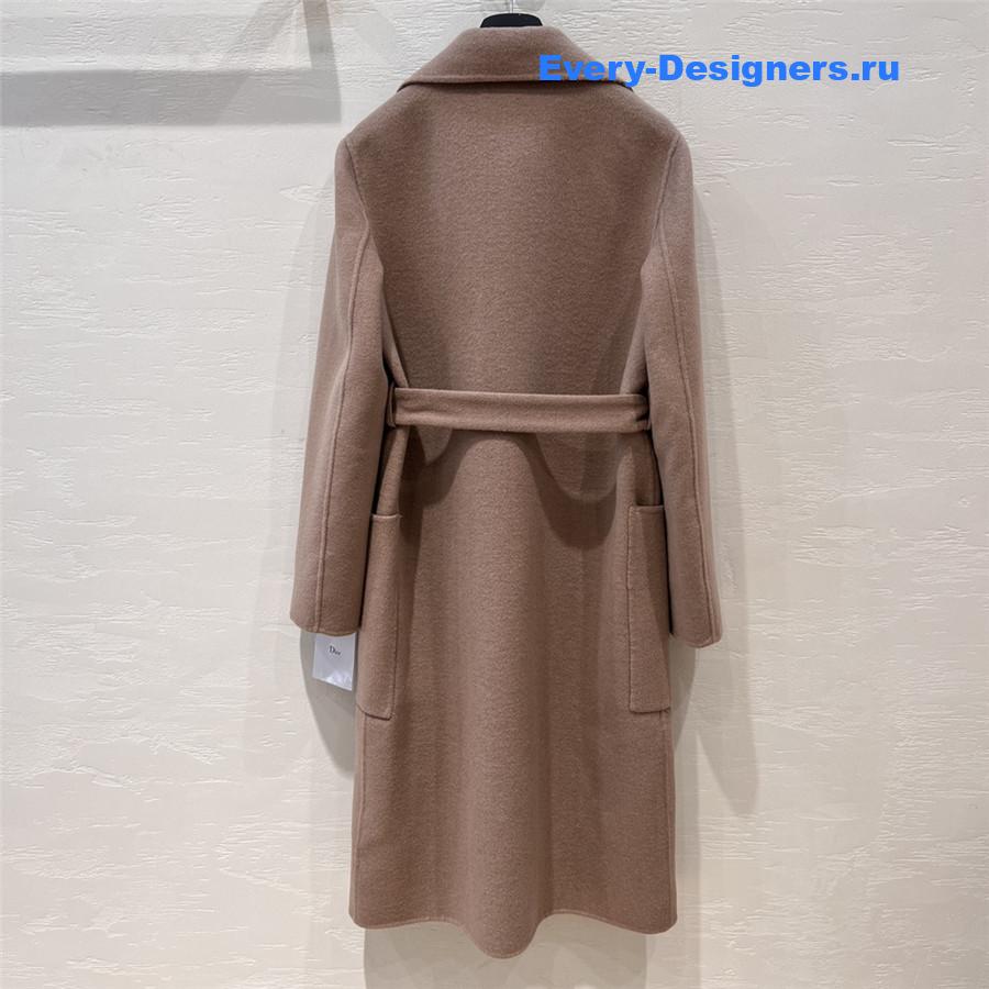 D10r oblique beige wool jacket