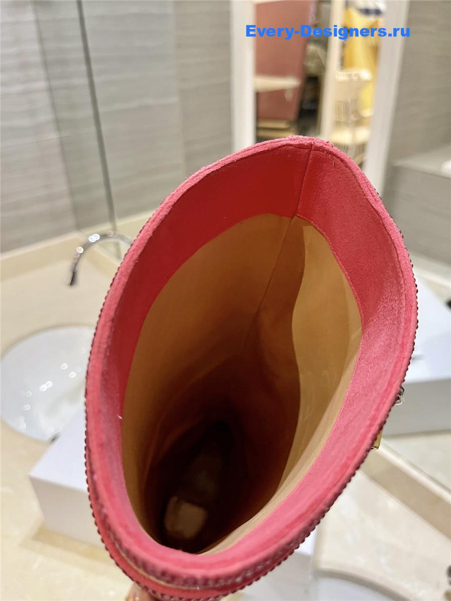 Givenchy Shark Lock Ankle Boots in Laminated Leather