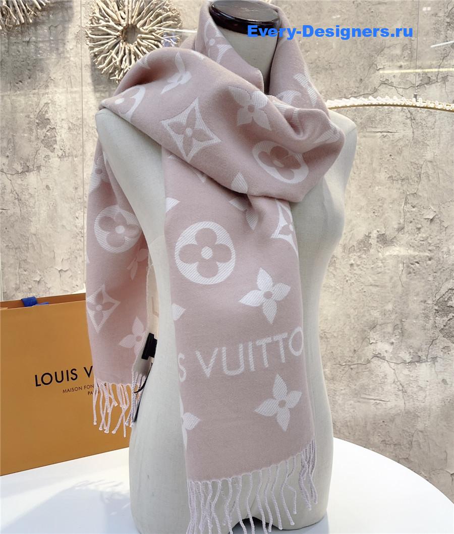 l0vis Vvtt0n lv pink essential shine scarf