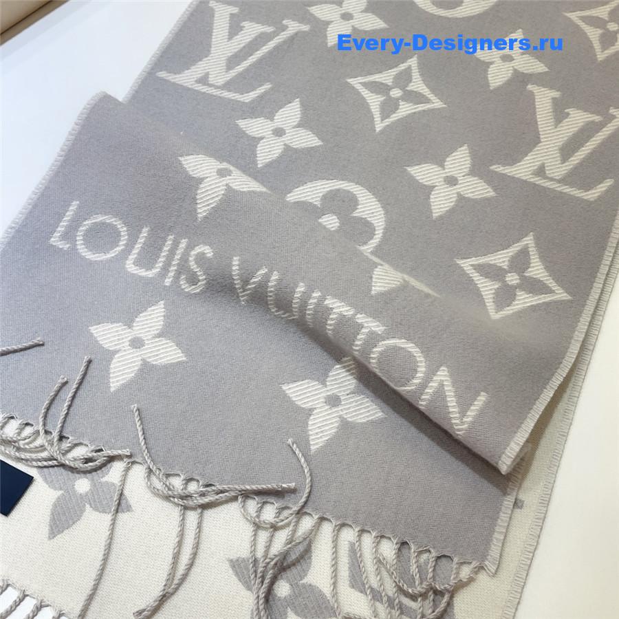 l0vis Vvtt0n lv grey essential shine scarf