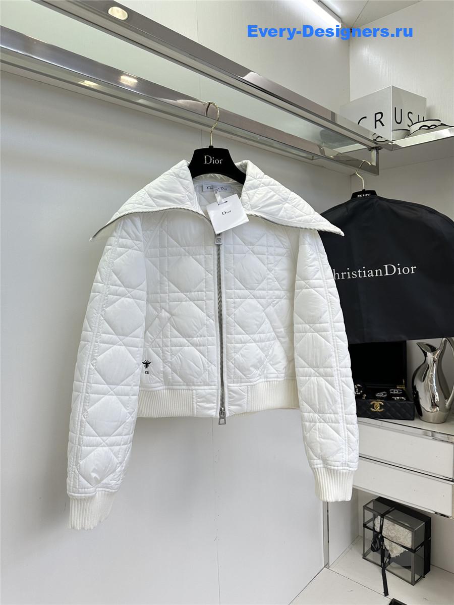 D10r macrocannage oversized collar bomber jacket