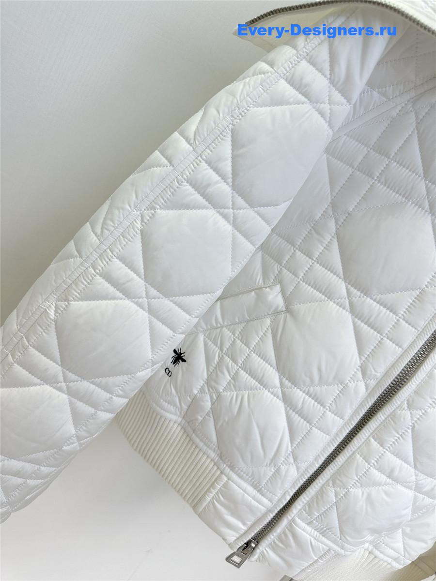 D10r macrocannage oversized collar bomber jacket