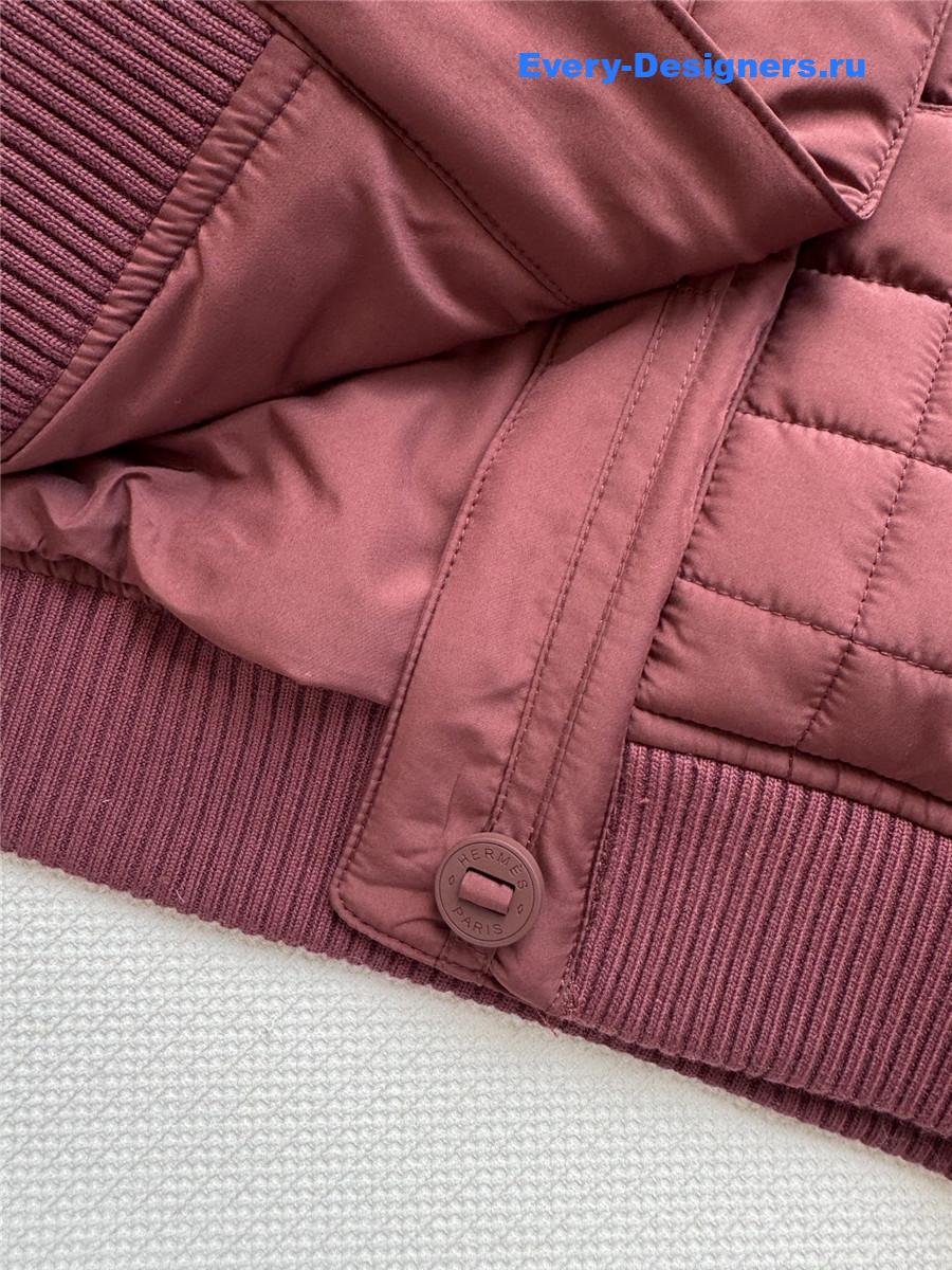 H**me5 burgundy quilted vest