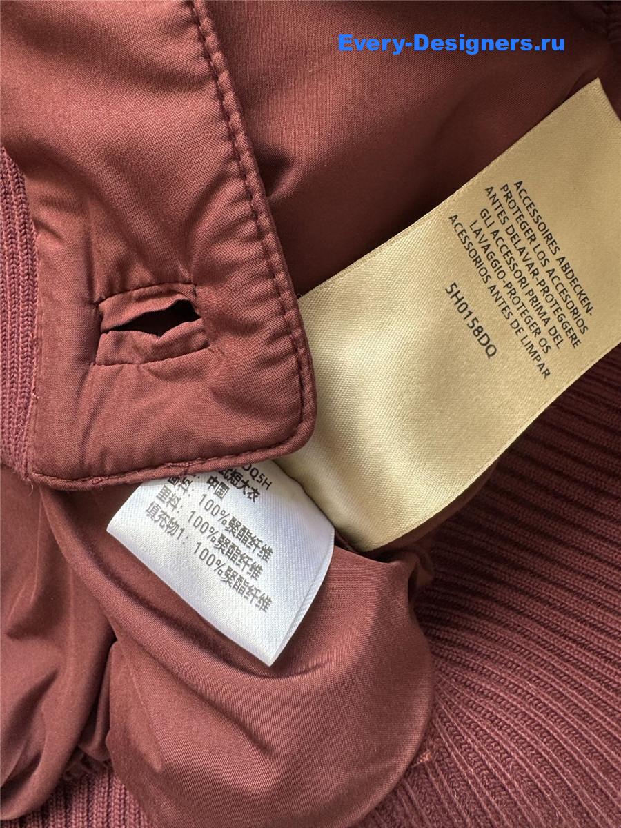 H**me5 burgundy quilted vest