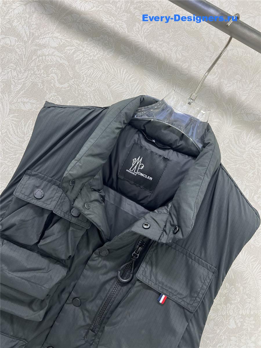 Moncler Black Tongass Down Field Vest