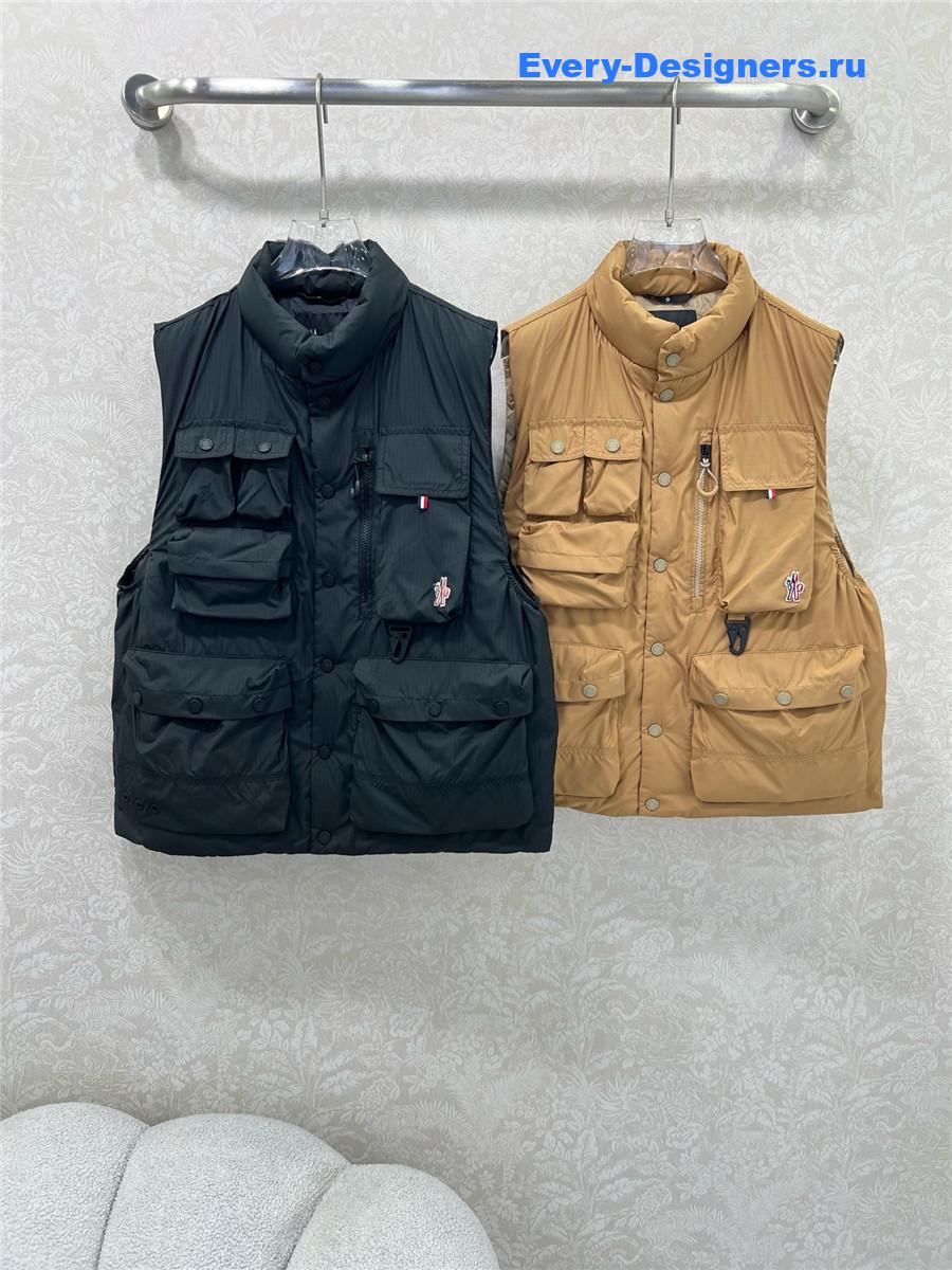 Moncler Black Tongass Down Field Vest