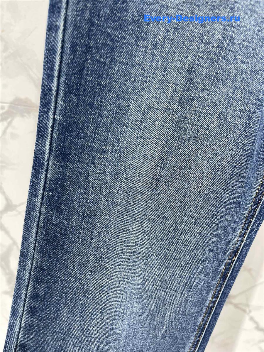 D10r rhinestone flared jeans