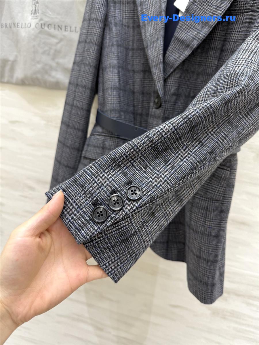 BC Plaid Wool Blazer