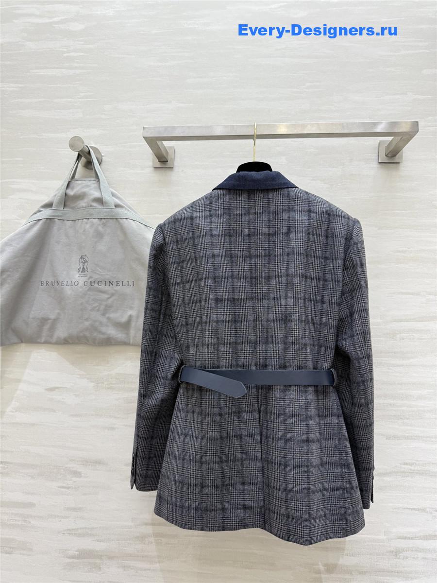 BC Plaid Wool Blazer