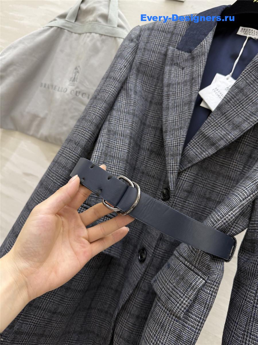 BC Plaid Wool Blazer