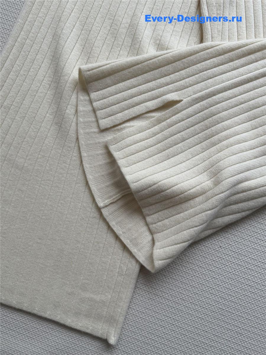 L0r0 P1ana beige cashmere wide-leg pants