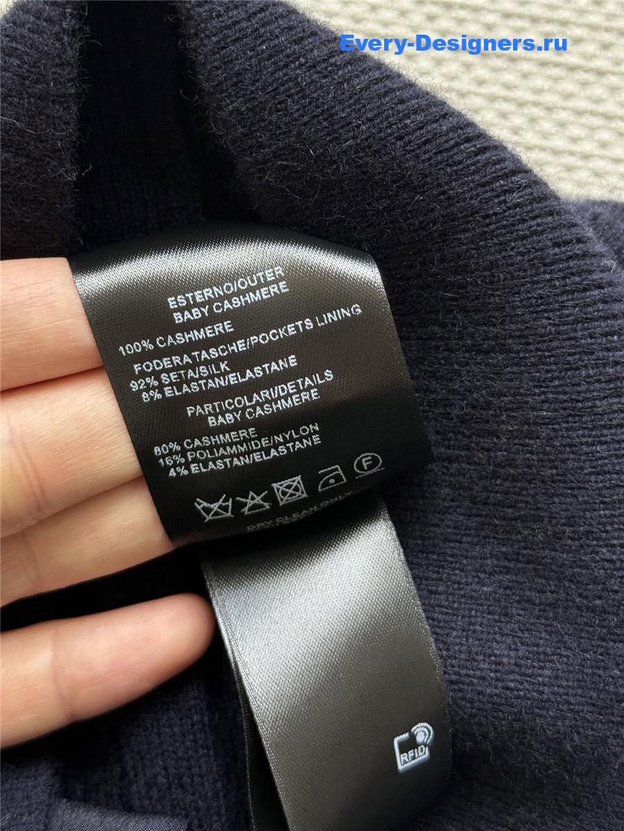 L0r0 P1ana black cashmere wide-leg pants