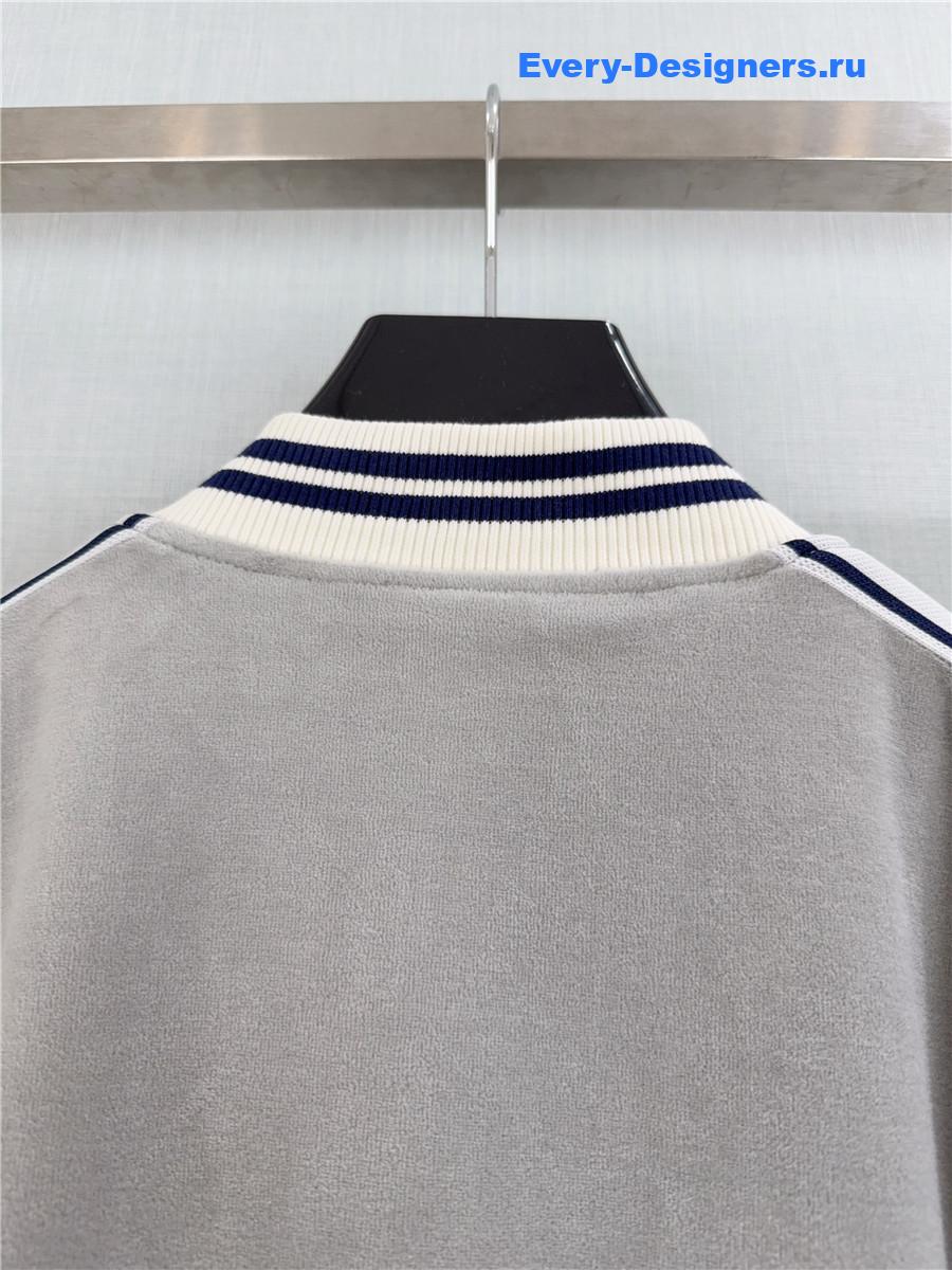 Ce1i*e grey velvet sport jacket