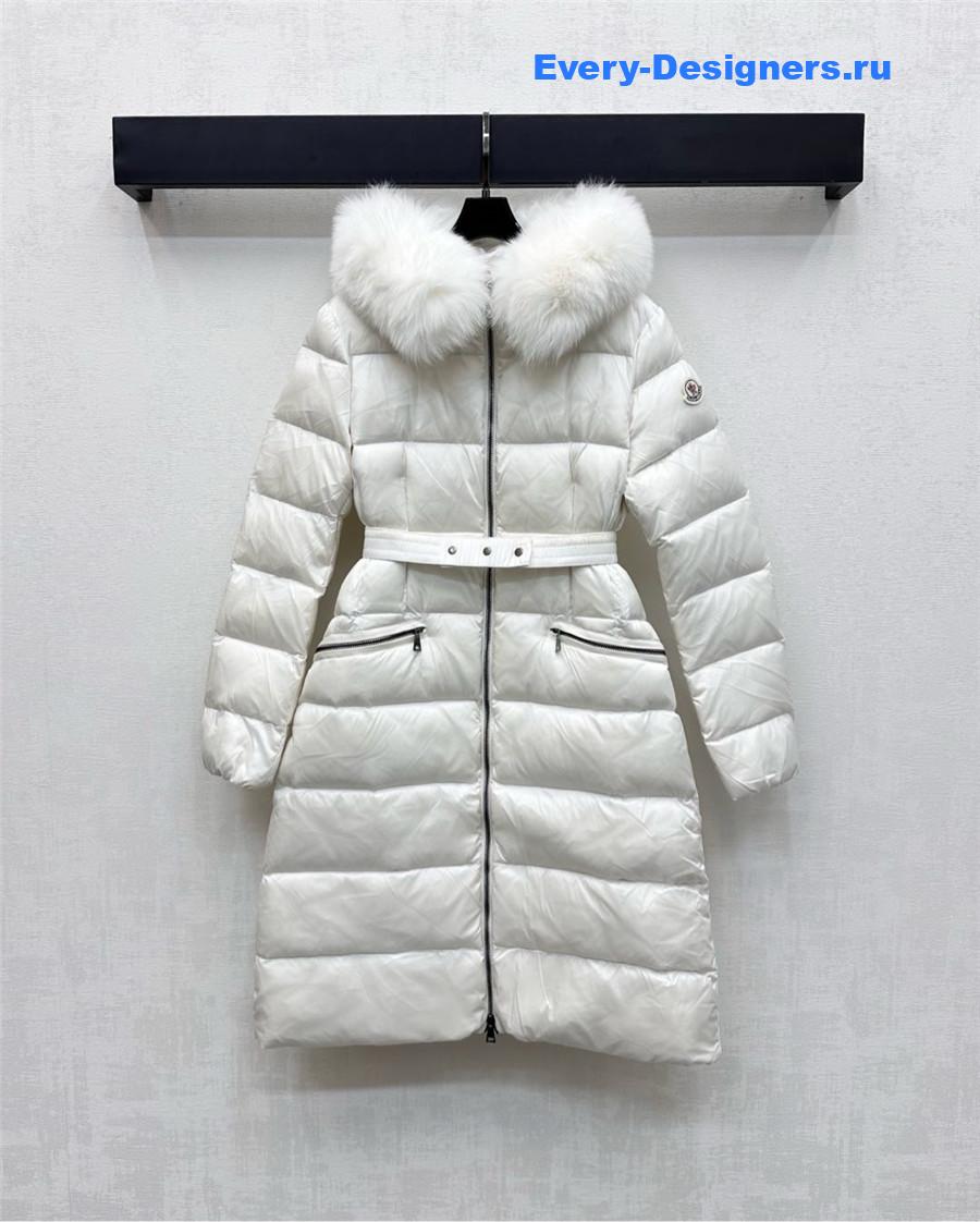 Moncler White Boedic Padded Jacket
