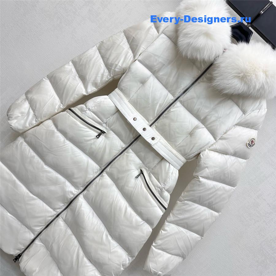 Moncler White Boedic Padded Jacket