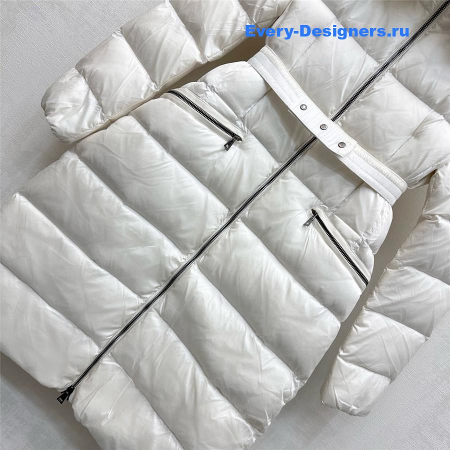 Moncler White Boedic Padded Jacket