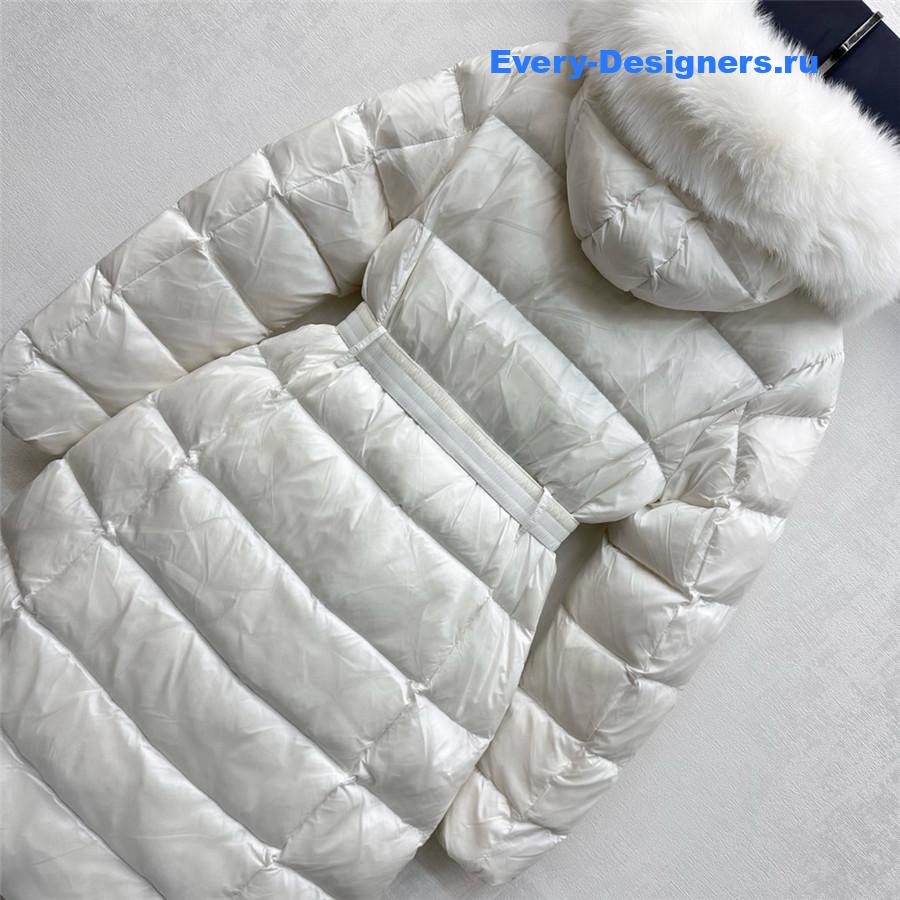 Moncler White Boedic Padded Jacket