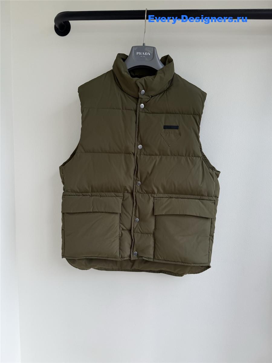 Pra*a green re-nylon tank top