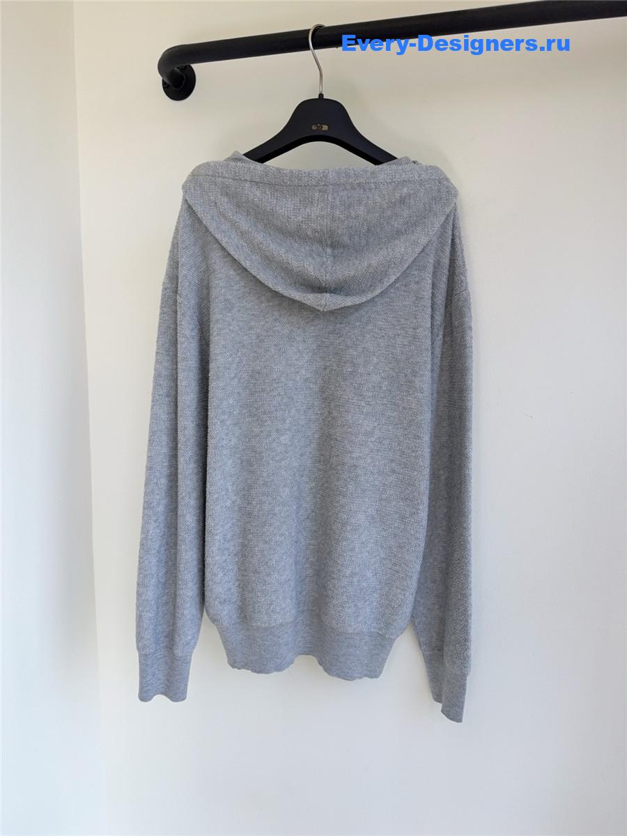 L0ew* logo-embroidered cotton-jersey hoodie