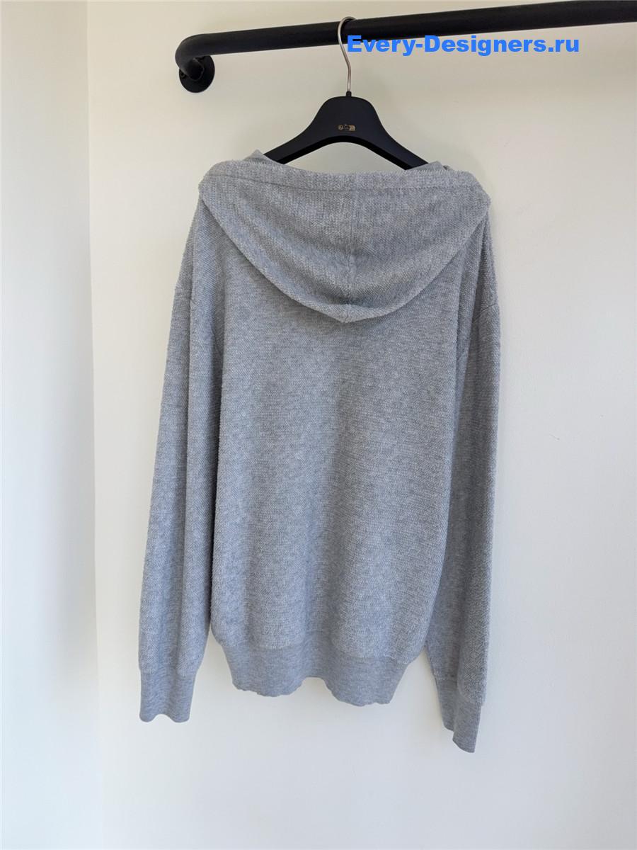 L0ew* logo-embroidered cotton-jersey hoodie