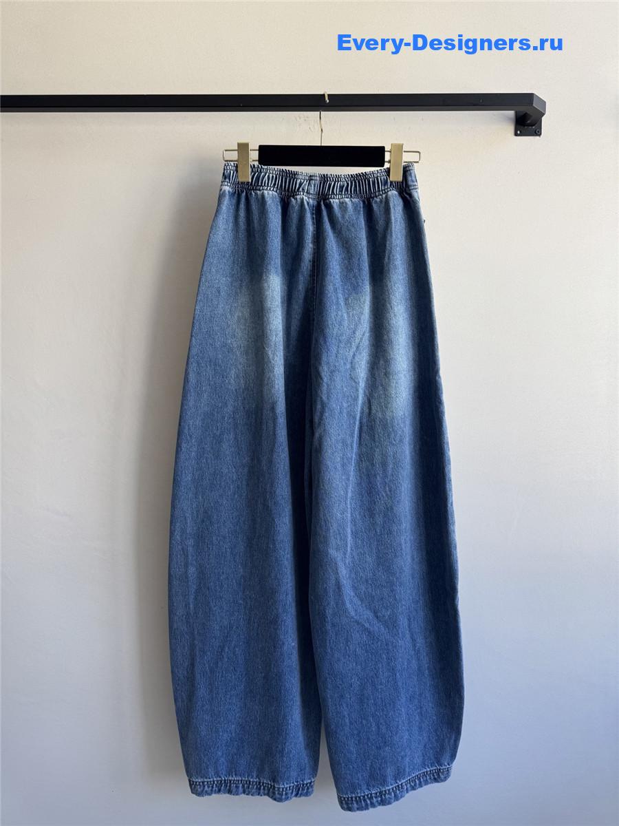 A1exa*der wang elastic waist jeans