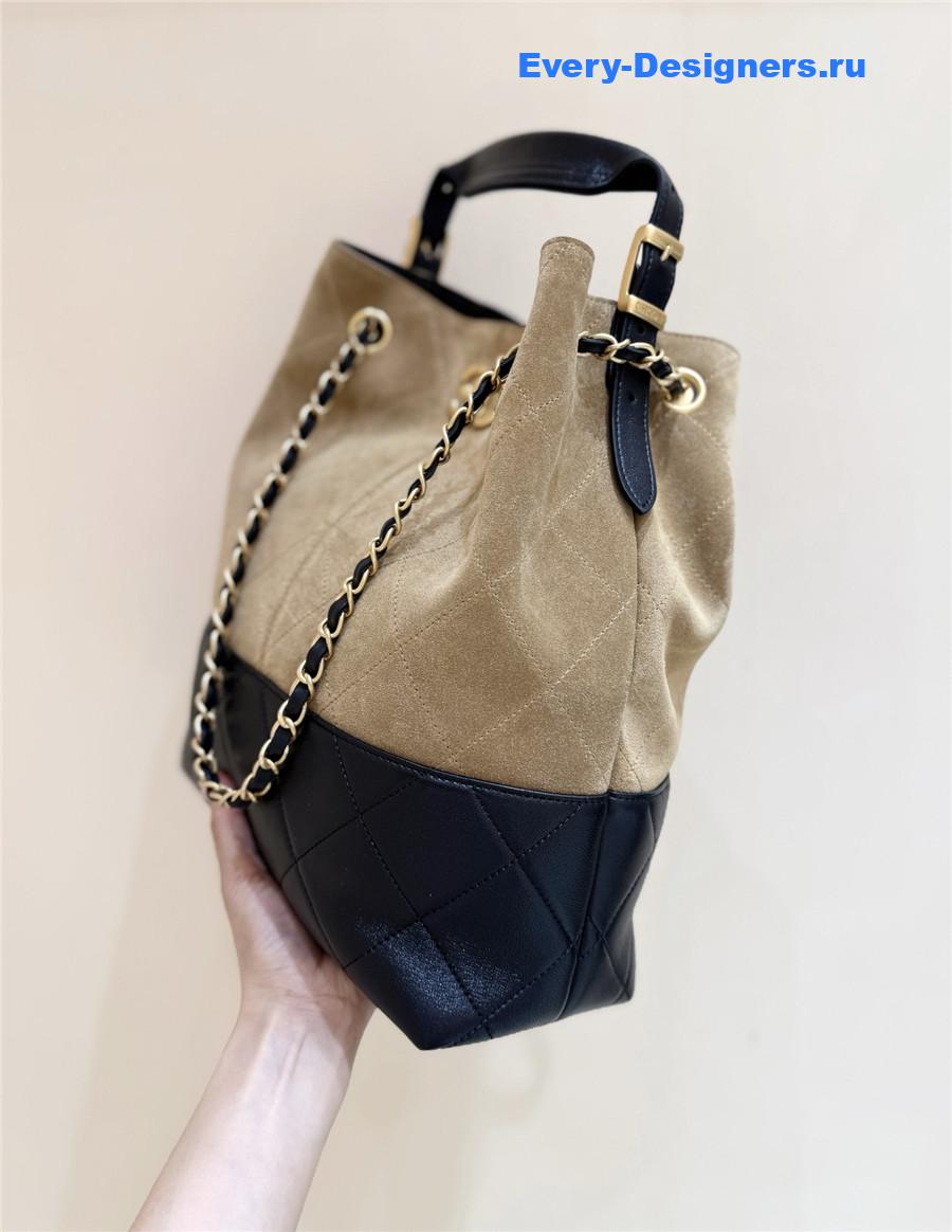 Ch**el suede shopping bowling bags