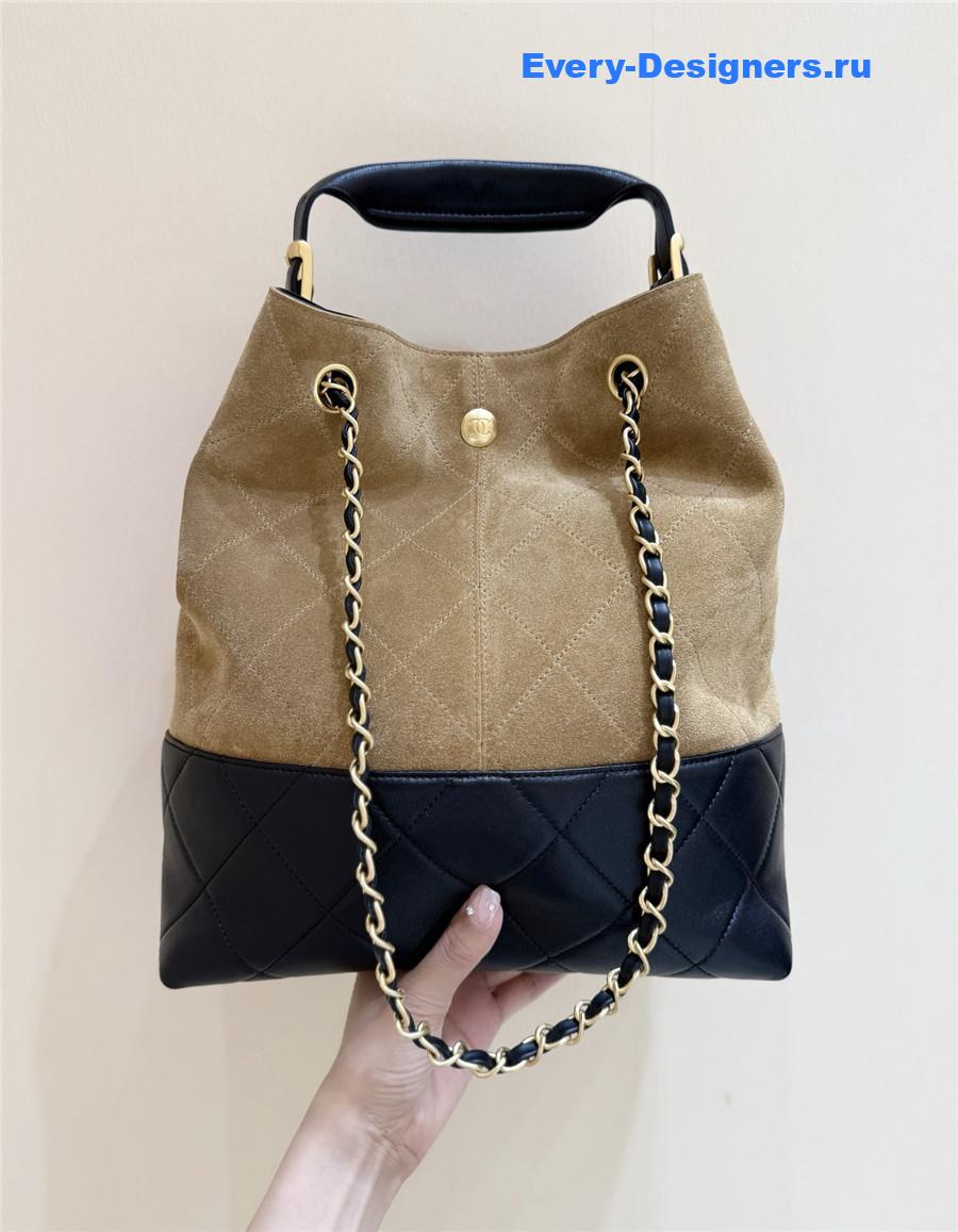 Ch**el suede shopping bowling bags