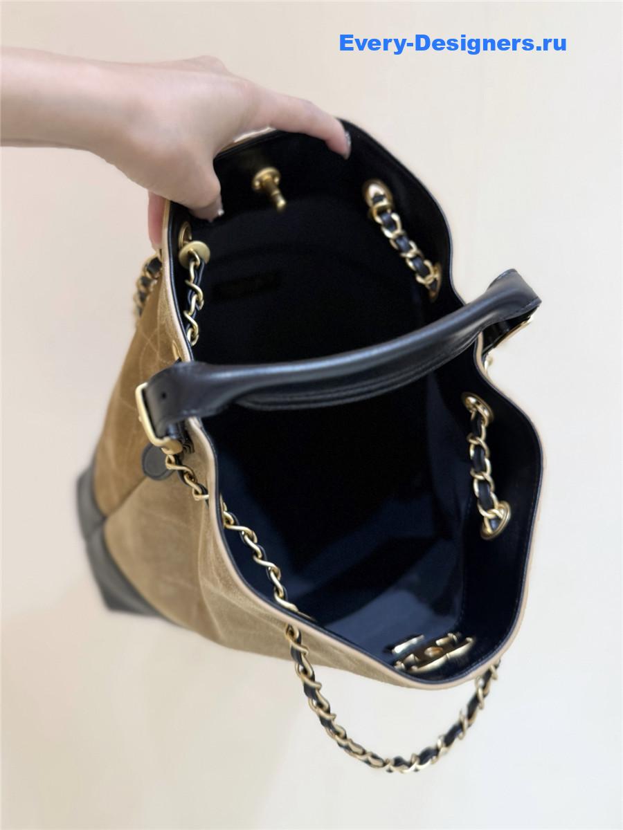 Ch**el suede shopping bowling bags