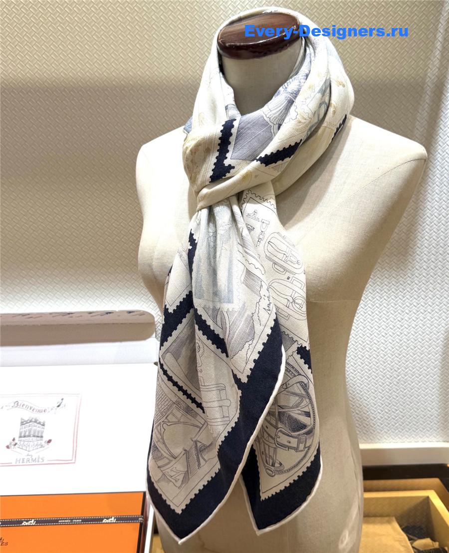 H**me5 octave marsal cashmere silk scarf