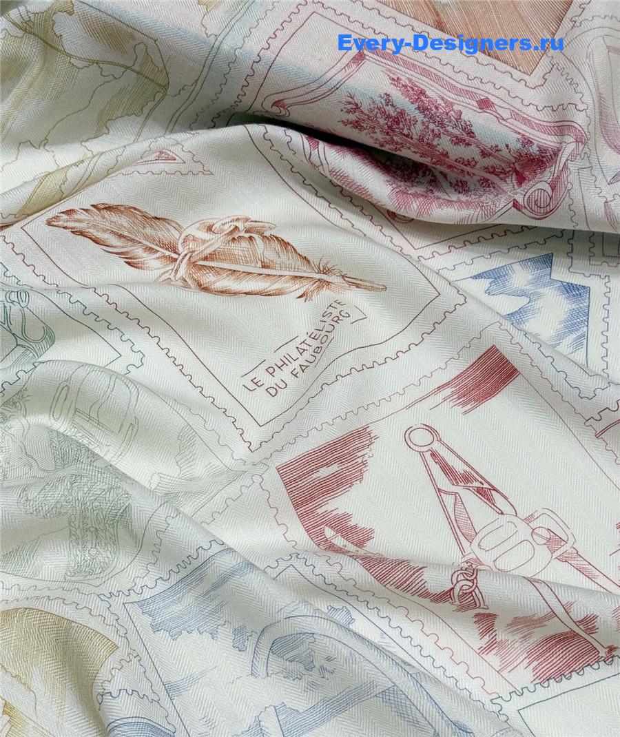 H**me5 white octave marsal cashmere silk scarf