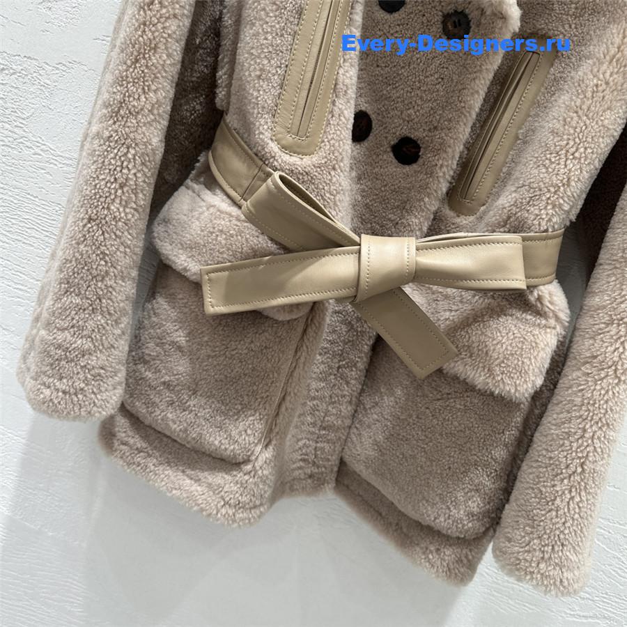 Miu Miu Brown Shearling Jacket
