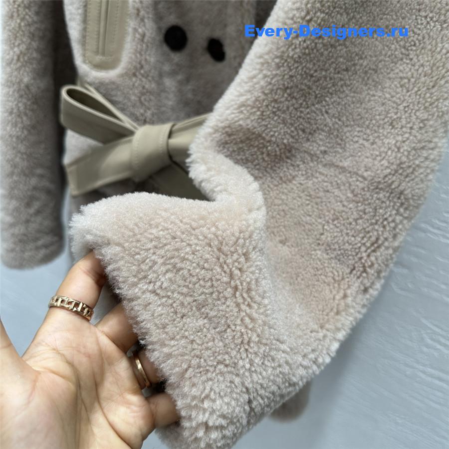 Miu Miu Brown Shearling Jacket