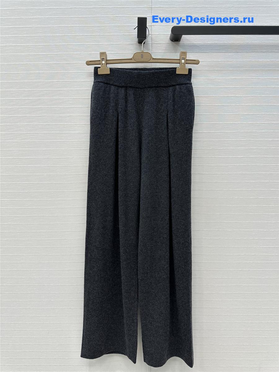 BC Cashmere Knit Wide-Leg Pant