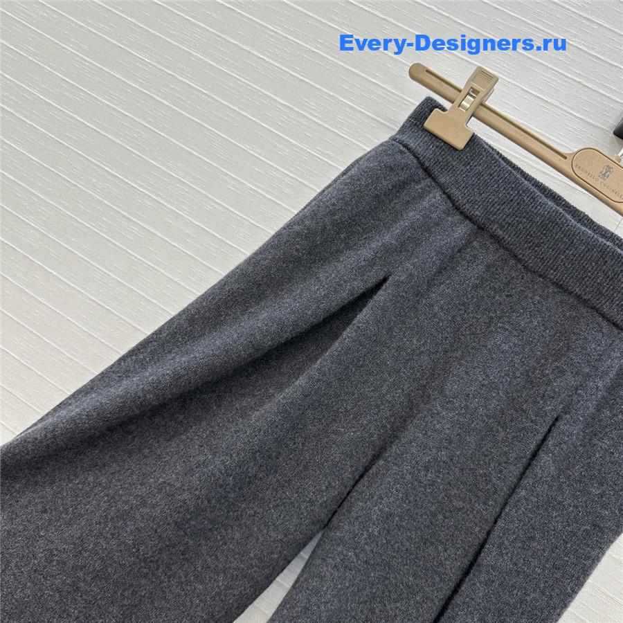 BC Cashmere Knit Wide-Leg Pant