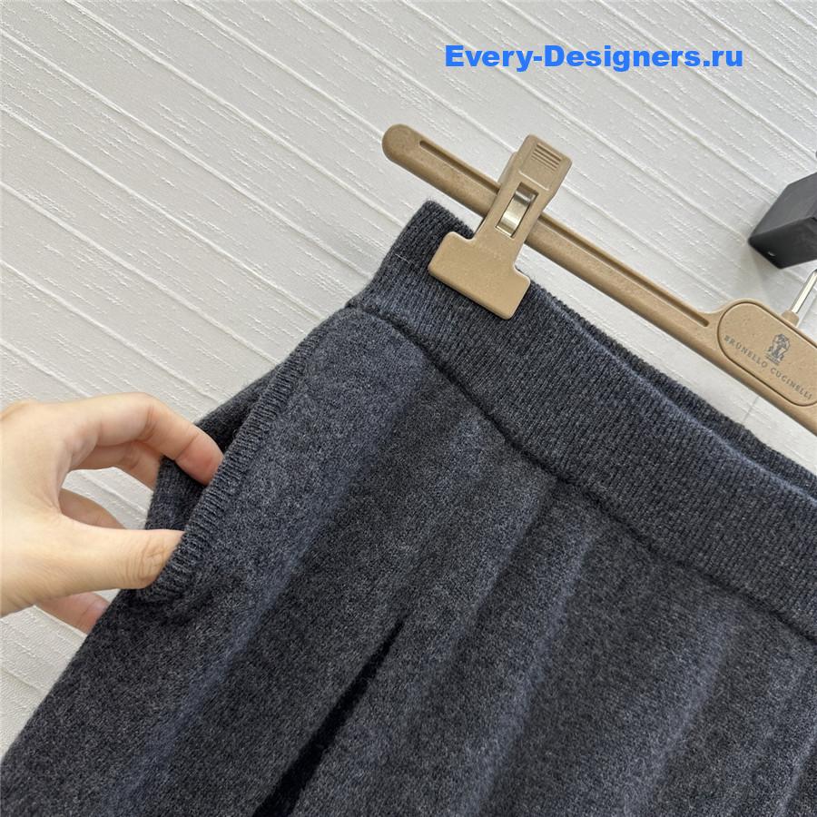 BC Cashmere Knit Wide-Leg Pant