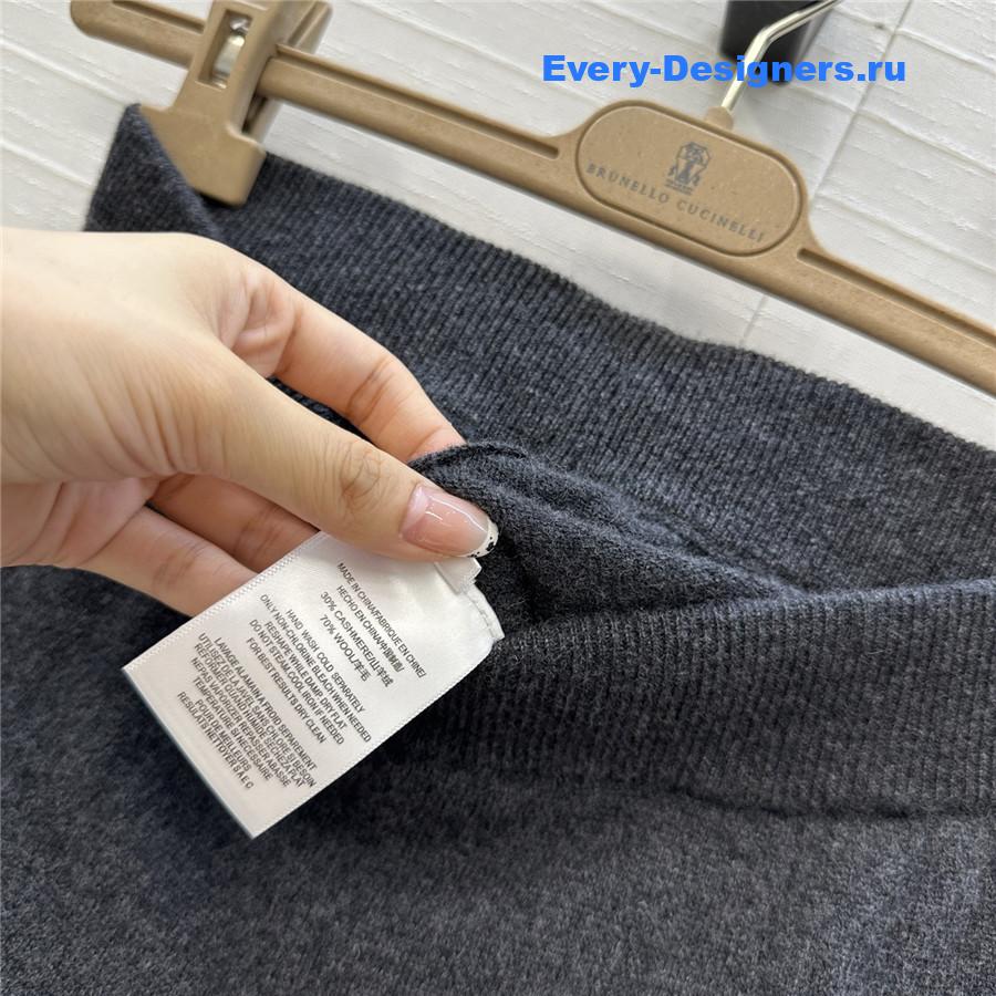 BC Cashmere Knit Wide-Leg Pant