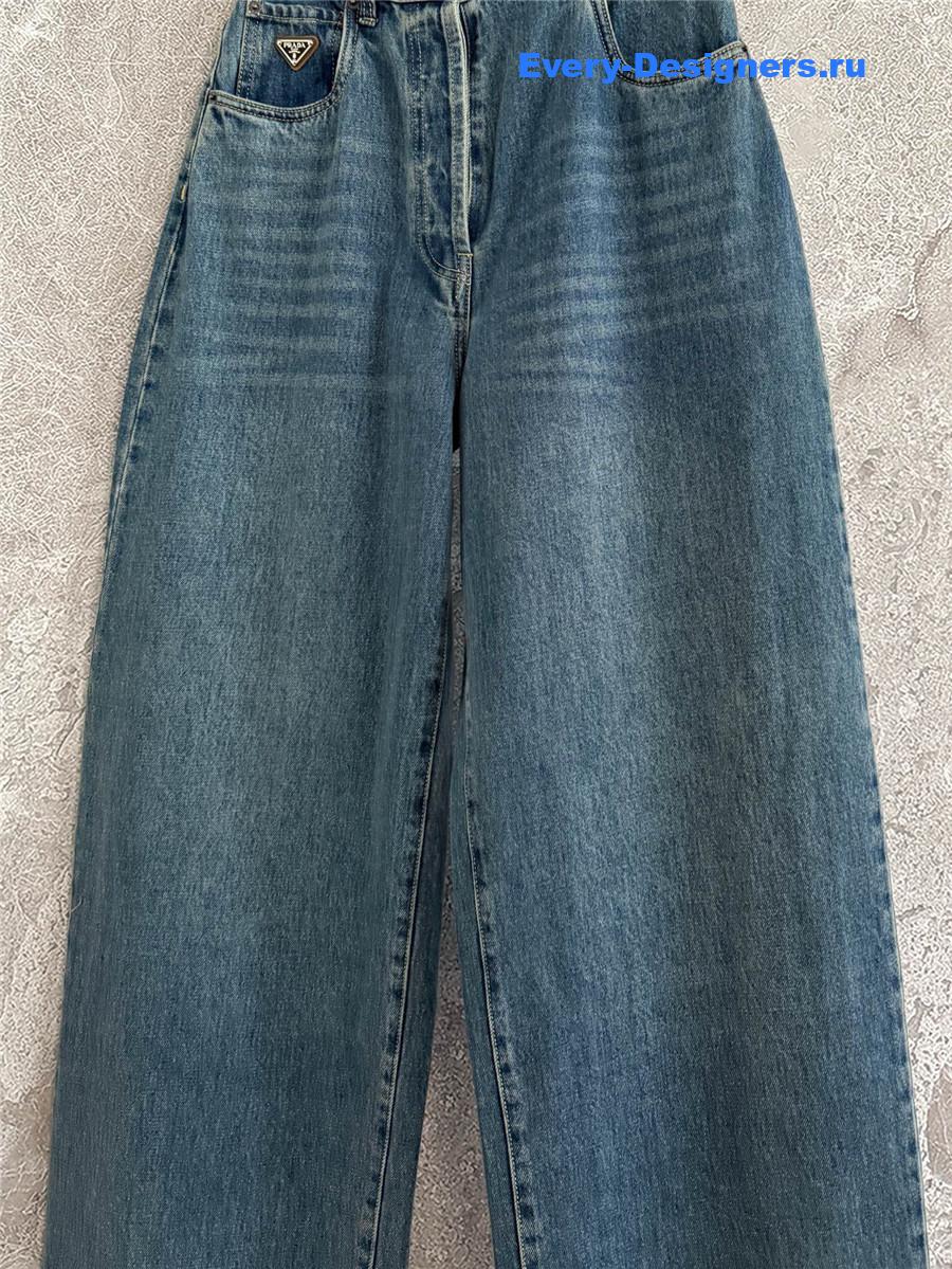 Pra*a high-waist wide-leg jeans