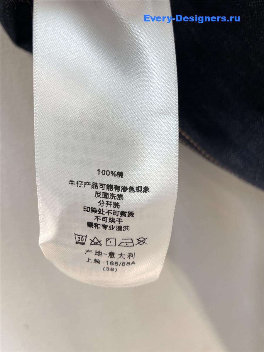 D10r oversized hooded denim jacket