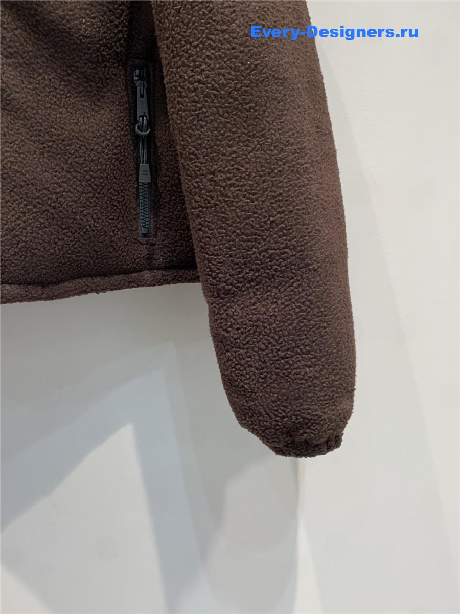 Miu Miu Ebony Fleece Down Jacket