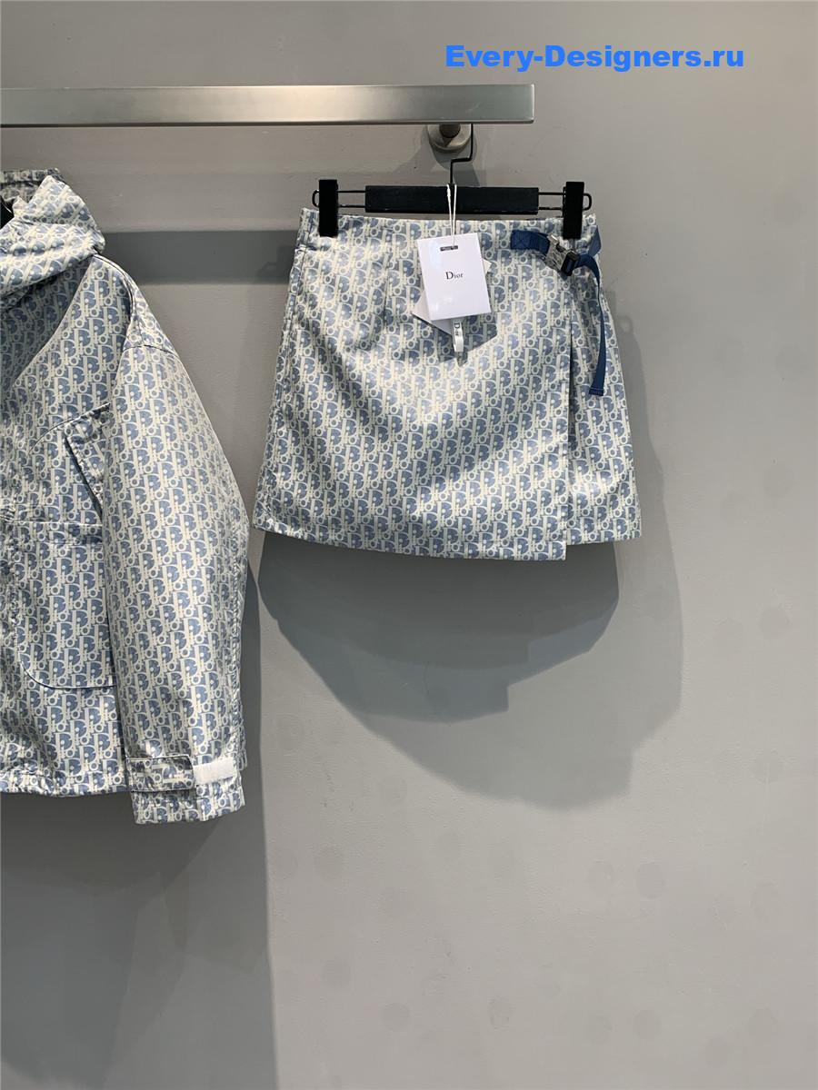 D10r oblique jacquard skirt and pants