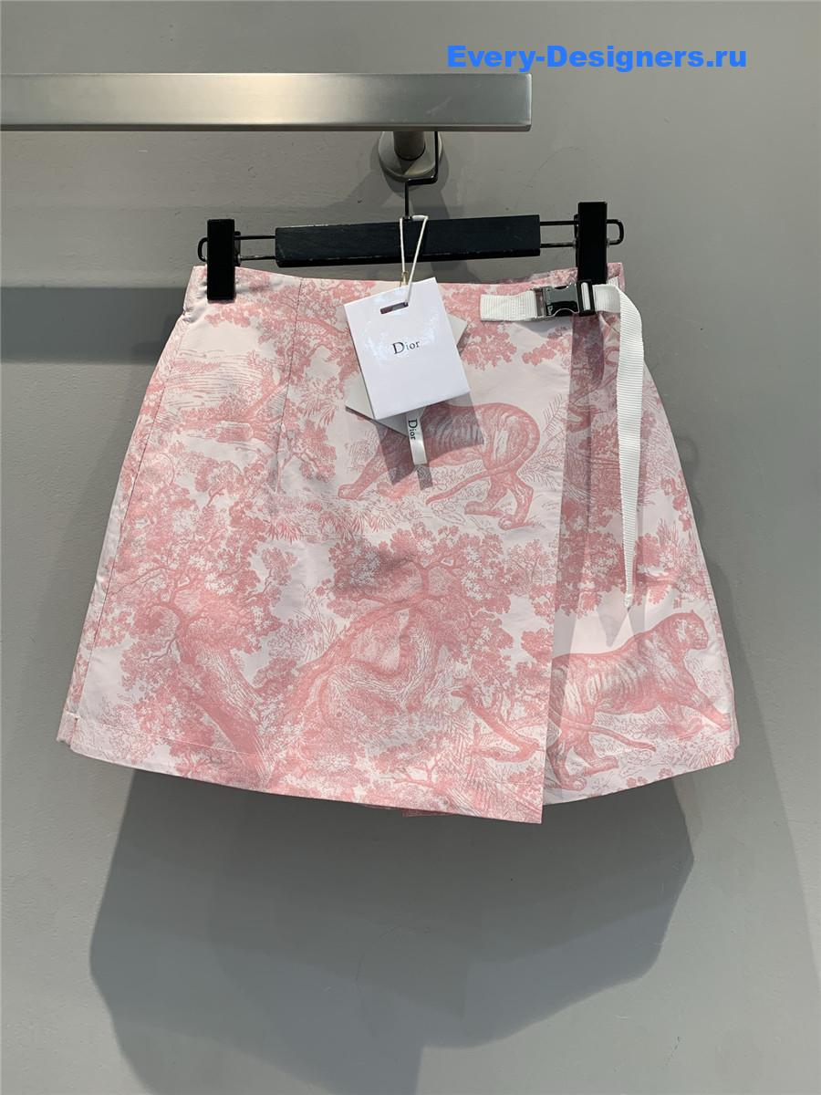 D10r D10riviera pink straight miniskirt