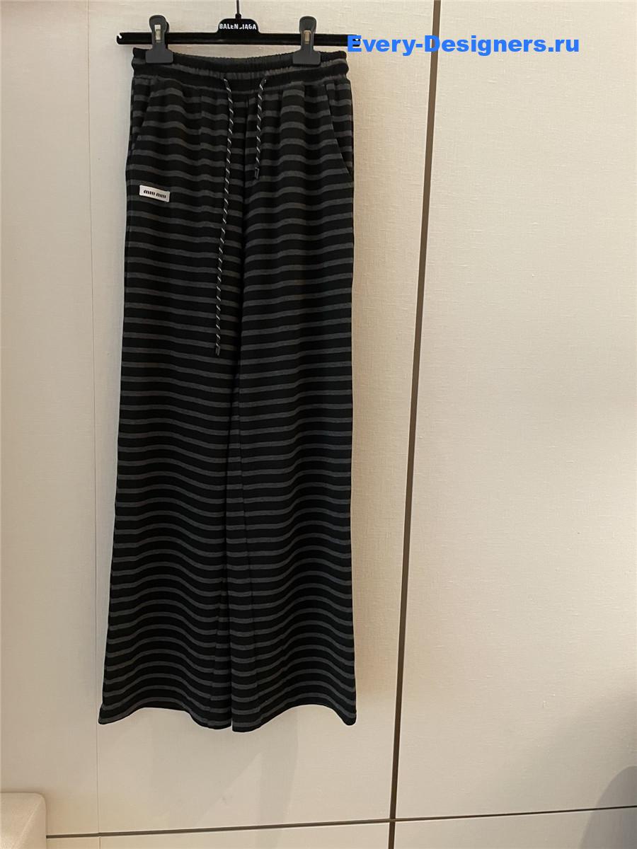 Miu Miu Striped Trousers